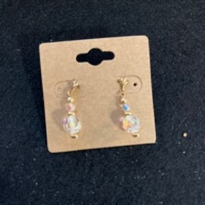 Women's Earrings, Clear, One Size